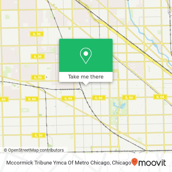 Mccormick Tribune Ymca Of Metro Chicago map