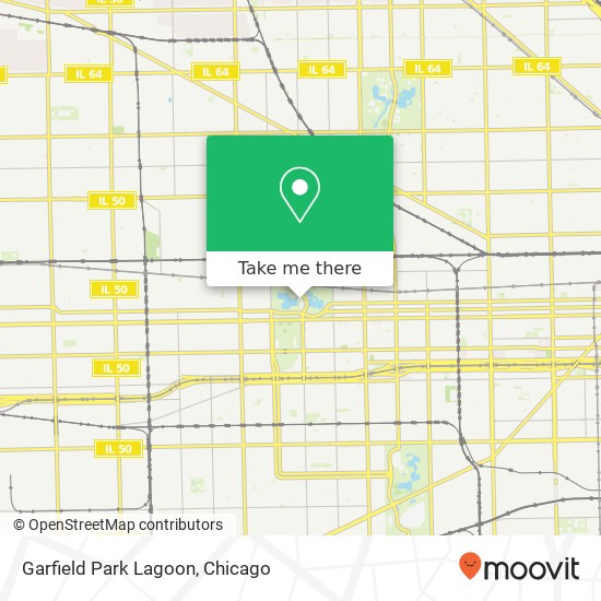 Mapa de Garfield Park Lagoon