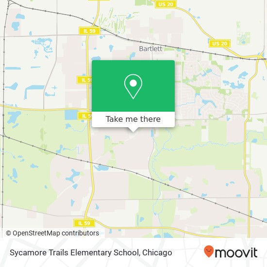 Sycamore Trails Elementary School map