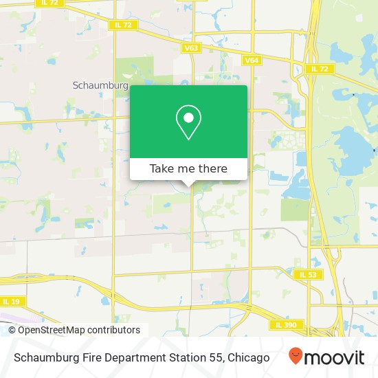 Schaumburg Fire Department Station 55 map