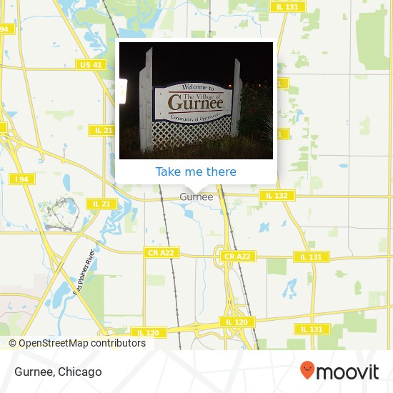 Gurnee map