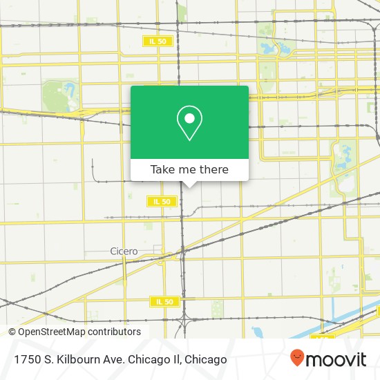 1750 S. Kilbourn Ave. Chicago Il map