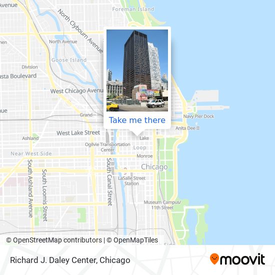 Mapa de Richard J. Daley Center