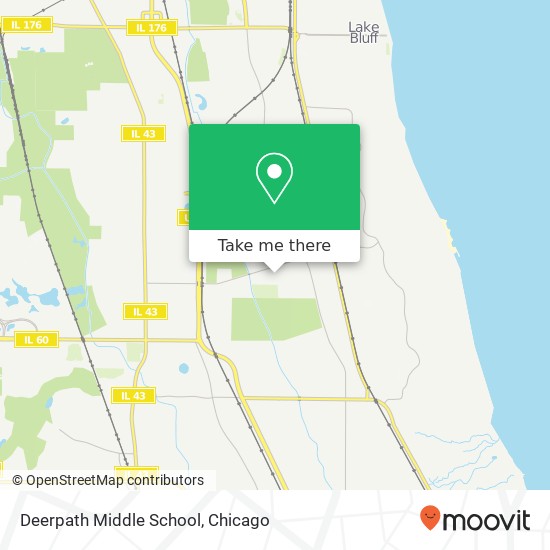 Deerpath Middle School map