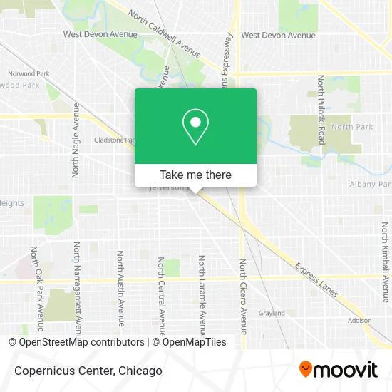 Copernicus Center map