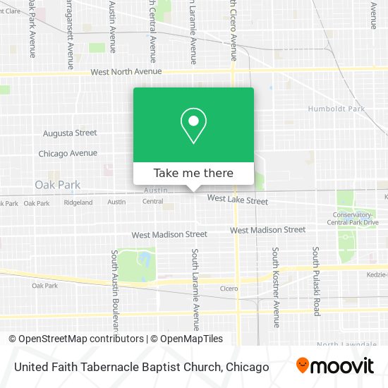Mapa de United Faith Tabernacle Baptist Church
