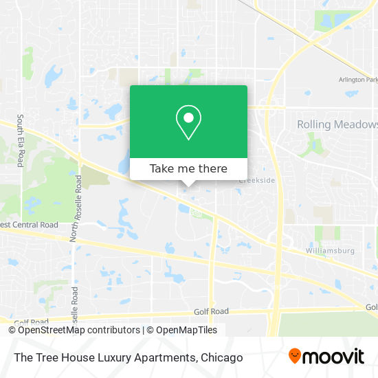 The Tree House Luxury Apartments map