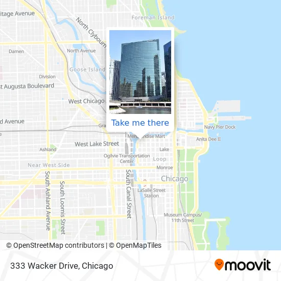 333 Wacker Drive map