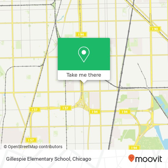 Mapa de Gillespie Elementary School