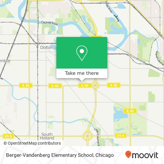 Mapa de Berger-Vandenberg Elementary School