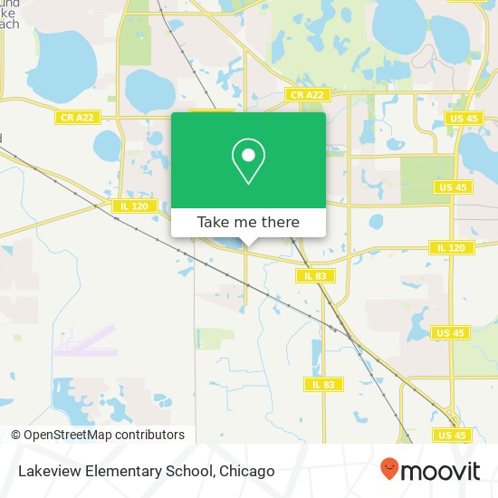 Lakeview Elementary School map