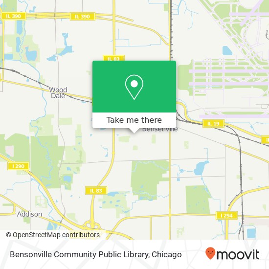 Bensonville Community Public Library map