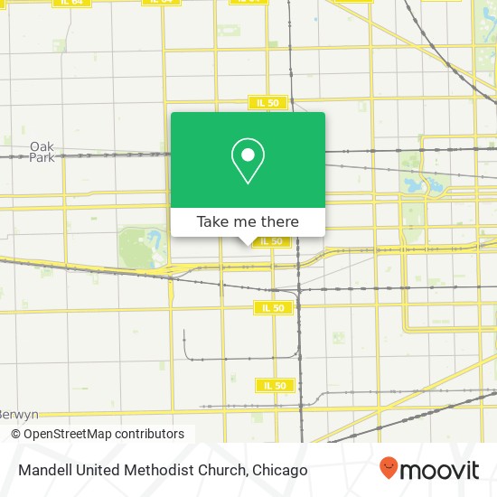 Mapa de Mandell United Methodist Church