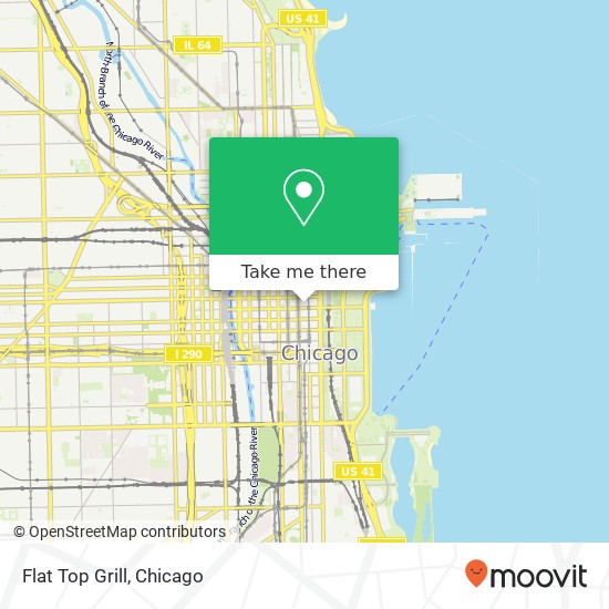 Flat Top Grill map