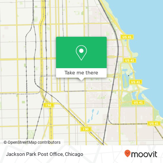 Mapa de Jackson Park Post Office