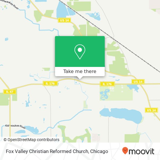 Mapa de Fox Valley Christian Reformed Church