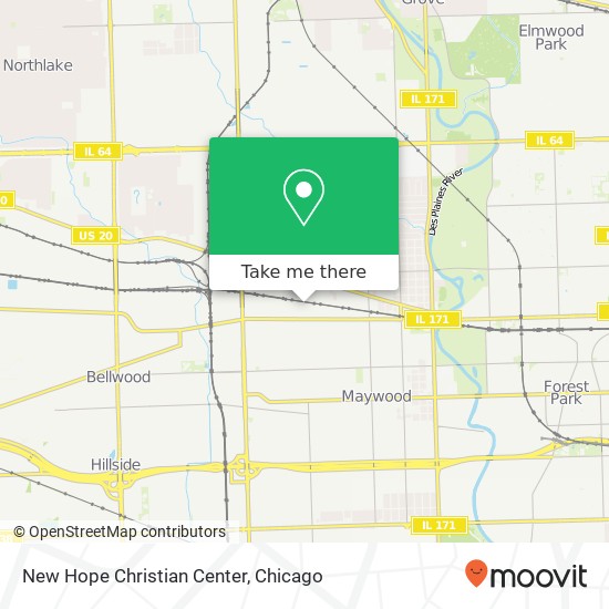 Mapa de New Hope Christian Center