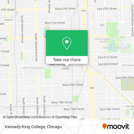Kennedy-King College map