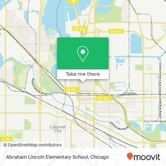 Abraham Lincoln Elementary School map