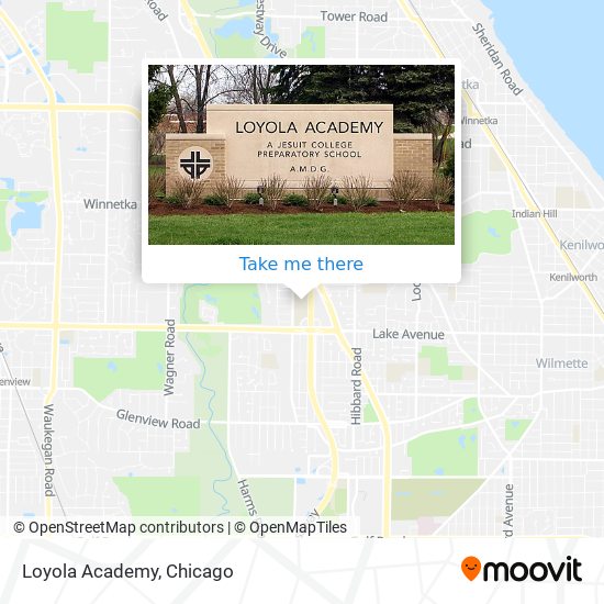 Mapa de Loyola Academy