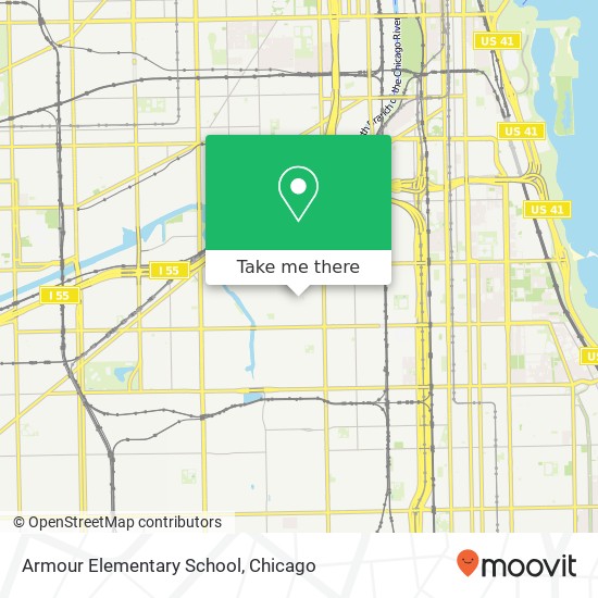Mapa de Armour Elementary School
