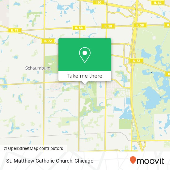 St. Matthew Catholic Church map