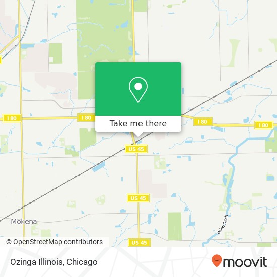 Ozinga Illinois map