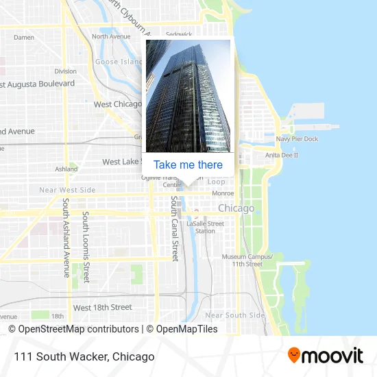 111 South Wacker map