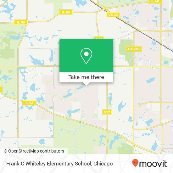 Mapa de Frank C Whiteley Elementary School