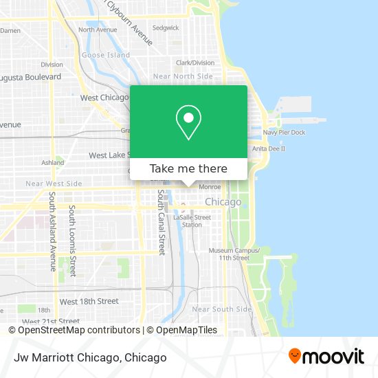 Mapa de Jw Marriott Chicago