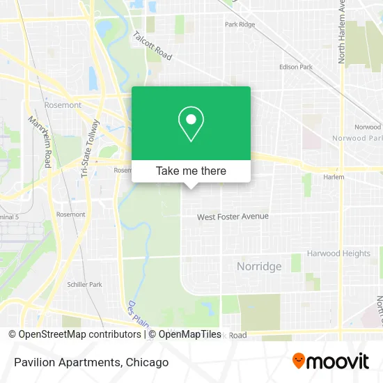 Pavilion Apartments map