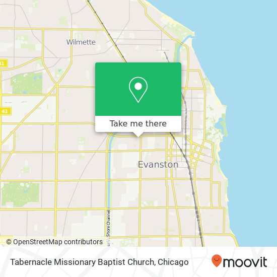 Mapa de Tabernacle Missionary Baptist Church