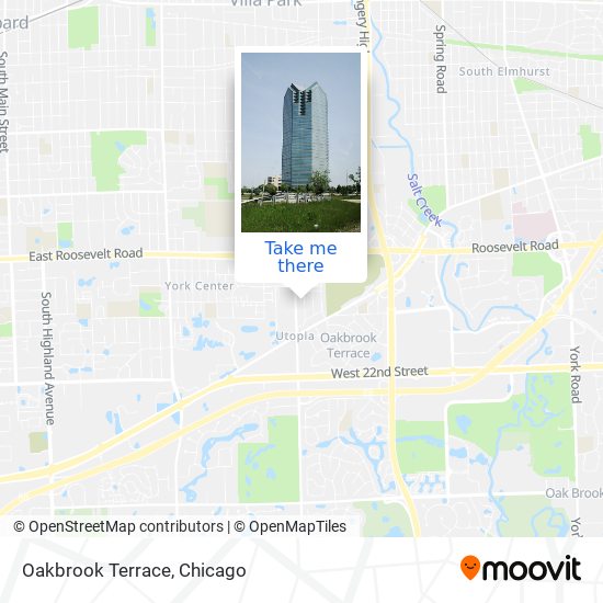 Oakbrook Terrace map