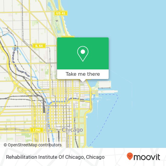 Rehabilitation Institute Of Chicago map