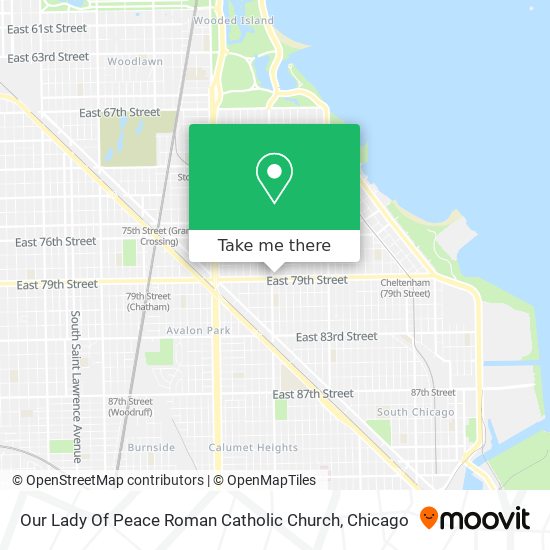 Our Lady Of Peace Roman Catholic Church map