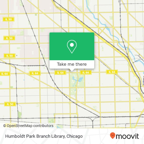 Humboldt Park Branch Library map