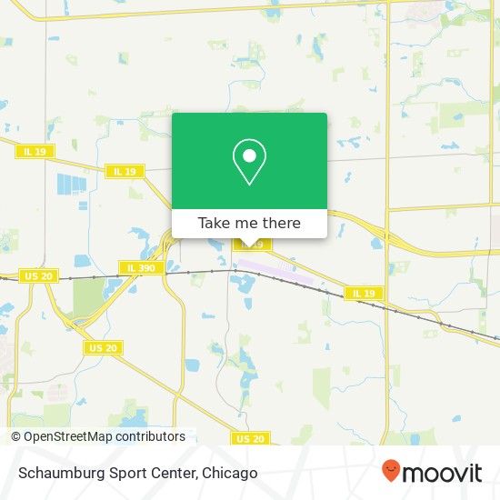 Schaumburg Sport Center map