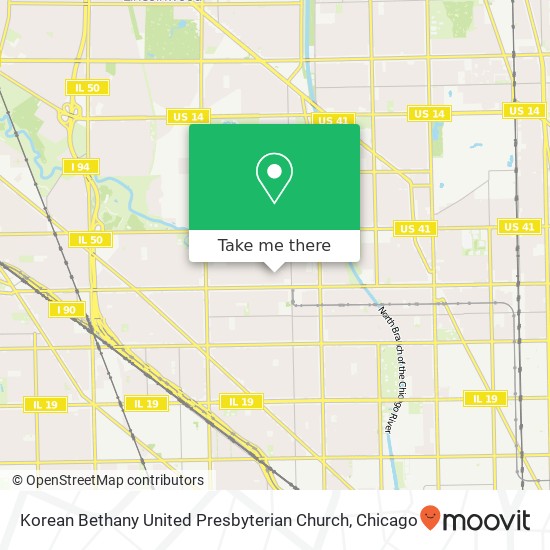 Mapa de Korean Bethany United Presbyterian Church