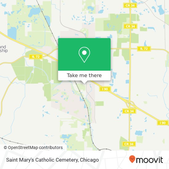 Saint Mary's Catholic Cemetery map