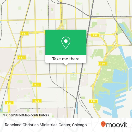 Roseland Christian Ministries Center map