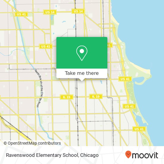 Mapa de Ravenswood Elementary School