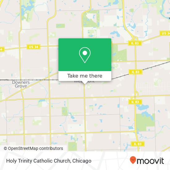 Holy Trinity Catholic Church map