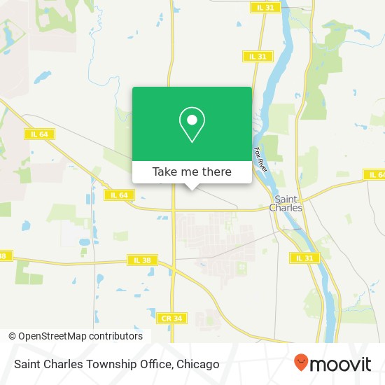 Saint Charles Township Office map