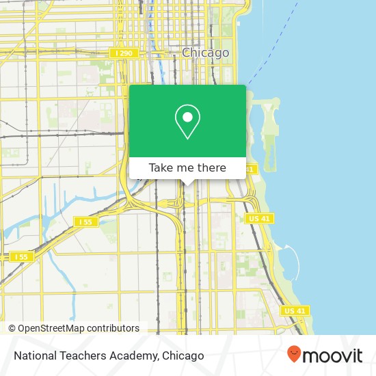 Mapa de National Teachers Academy