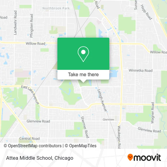 Attea Middle School map
