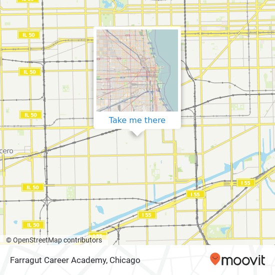 Mapa de Farragut Career Academy