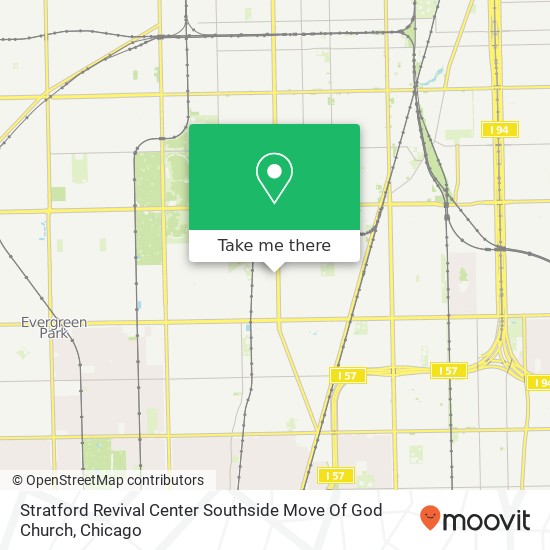 Stratford Revival Center Southside Move Of God Church map
