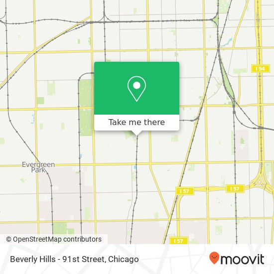 Mapa de Beverly Hills - 91st Street