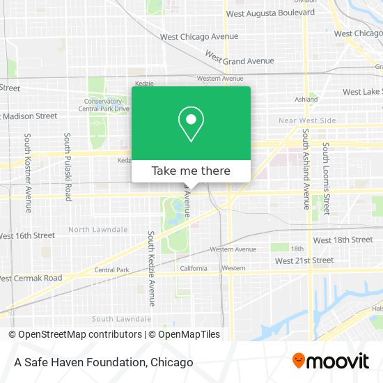 A Safe Haven Foundation map
