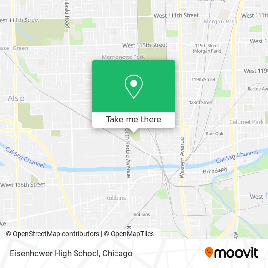 Mapa de Eisenhower High School